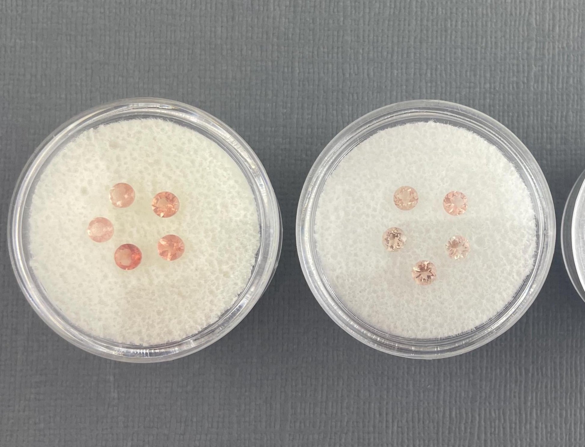 3mm Oregon Sunstones Faceted Round Gemstones | Medium or Light - Gem Enthusiast