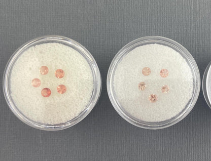 3mm Oregon Sunstones Faceted Round Gemstones | Medium or Light - Gem Enthusiast