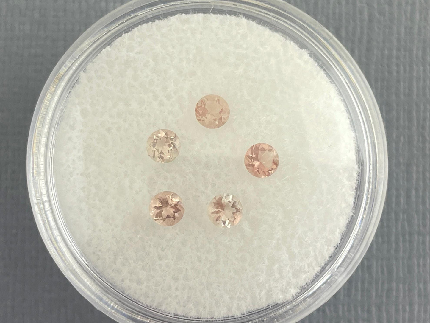3mm Oregon Sunstones Faceted Round Gemstones | Medium or Light - Gem Enthusiast