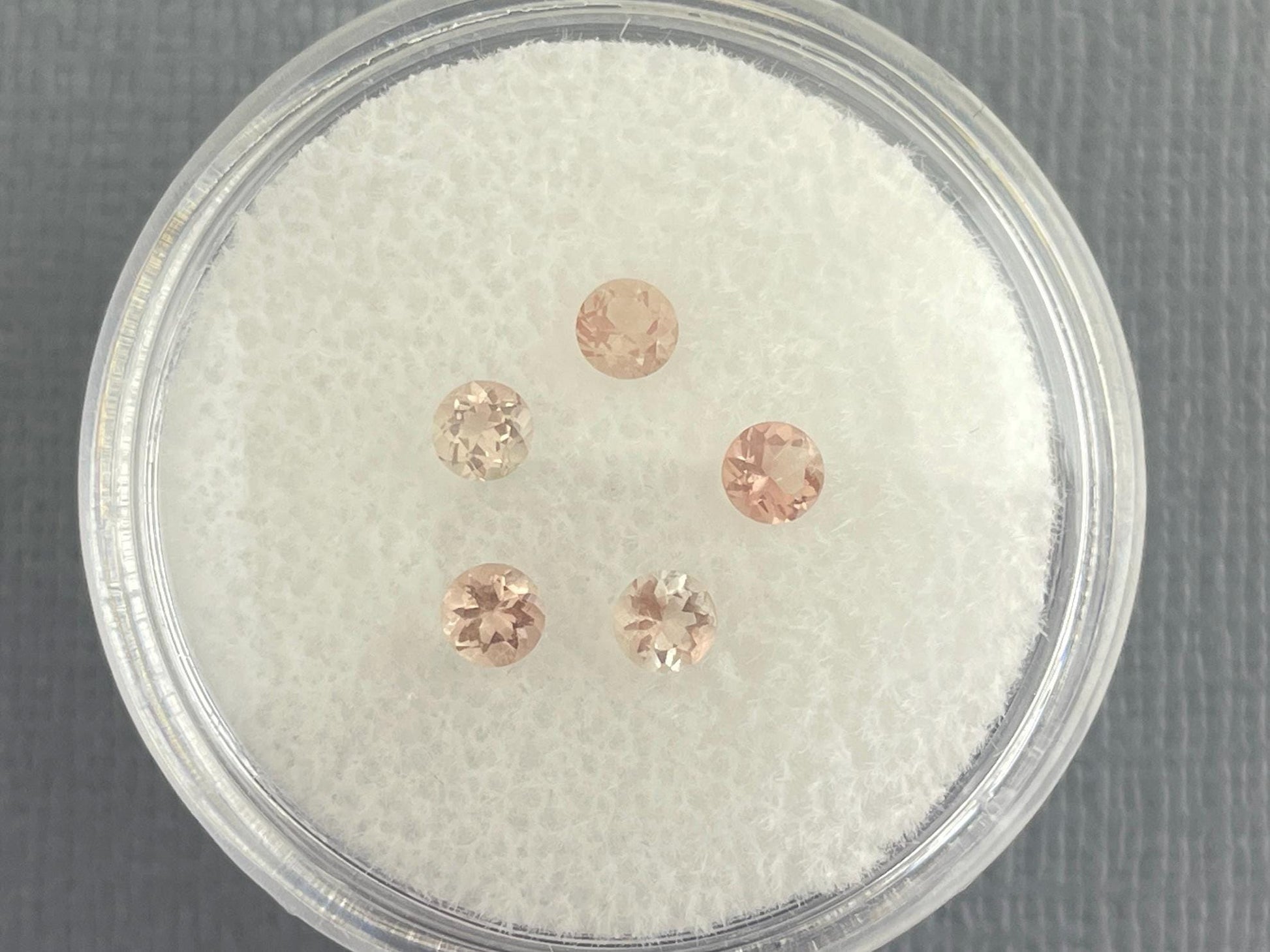 3mm Oregon Sunstones Faceted Round Gemstones | Medium or Light - Gem Enthusiast