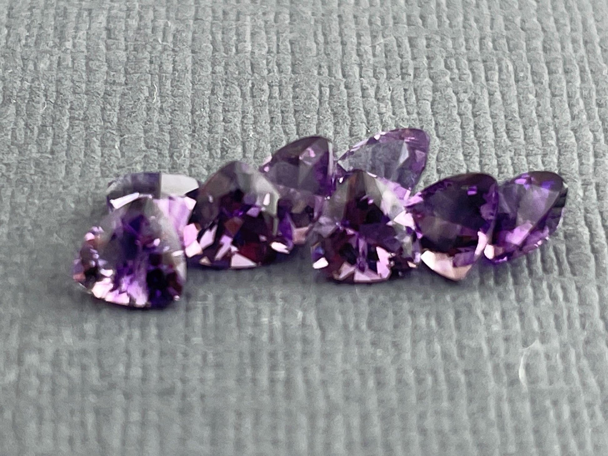 4.5mm Arizona Amethyst Trillion | Loose Gemstone | Ethically Sourced | Per Stone - Arizona Amethyst - Gem Enthusiast