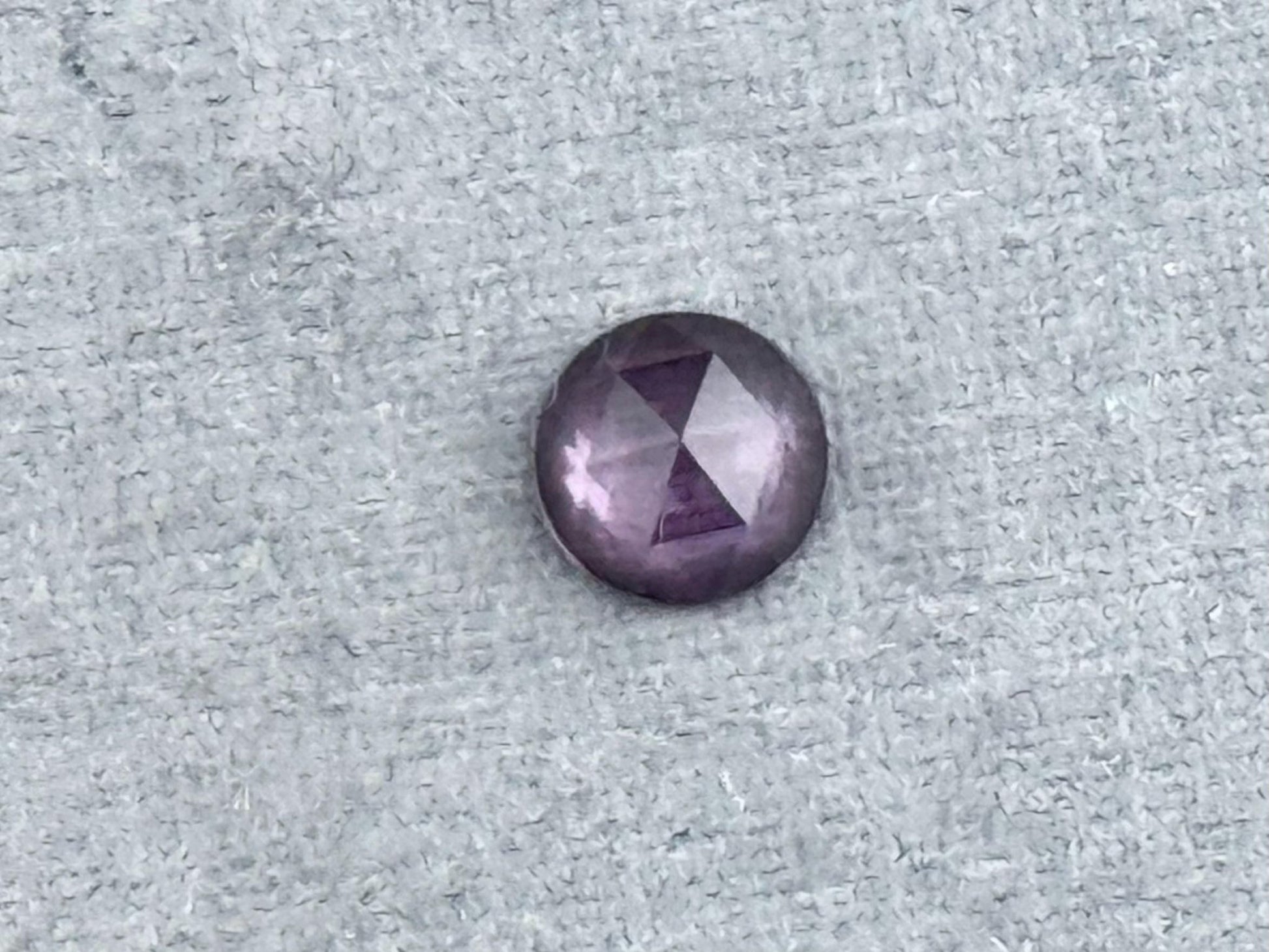 4.5mm Montana Sapphire Rose Cut | Round Cabochon | Natural Loose Gemstone | SA301 - Gem Enthusiast