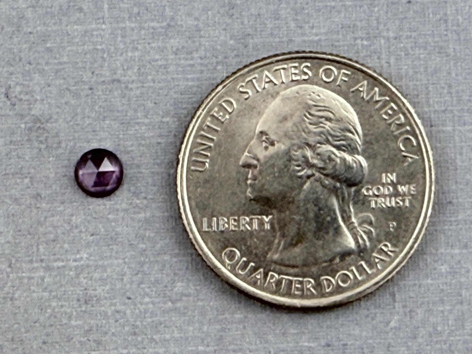 4.5mm Montana Sapphire Rose Cut | Round Cabochon | Natural Loose Gemstone | SA301 - Gem Enthusiast