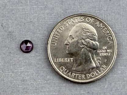 4.5mm Montana Sapphire Rose Cut | Round Cabochon | Natural Loose Gemstone | SA301 - Gem Enthusiast