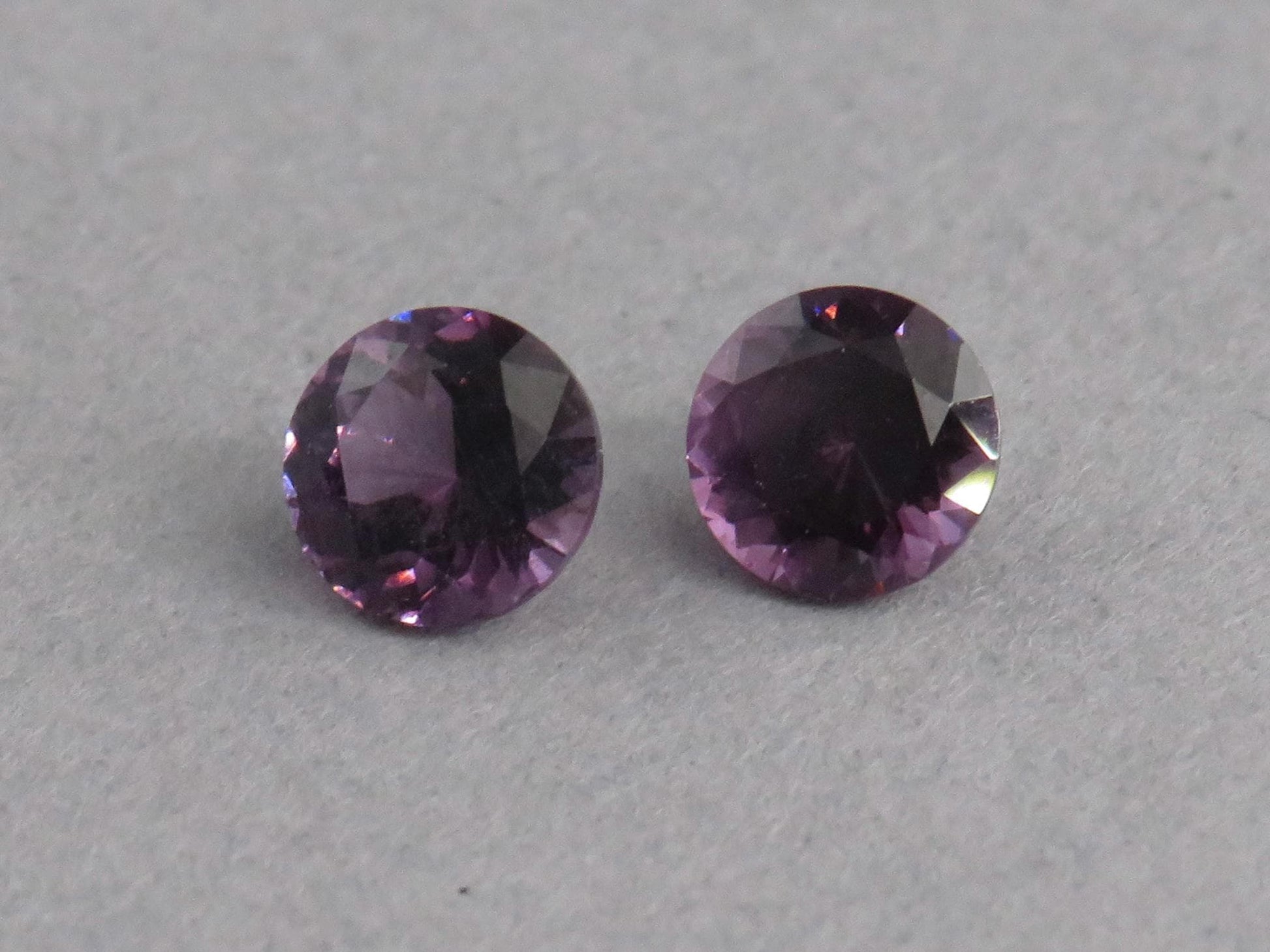 4.8mm Spinel Round Pair | 0.96ct | Per Pair | Okkampitiya, Sri Lanka | SL132 - Gem Enthusiast