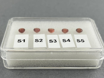 4mm Oregon Sunstone Red Round Faceted Stone | Ethically Sourced Gemstone | OSF110 - Gem Enthusiast