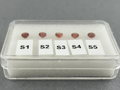 4mm Oregon Sunstone Red Round Faceted Stone | OSF110 - Gem Enthusiast