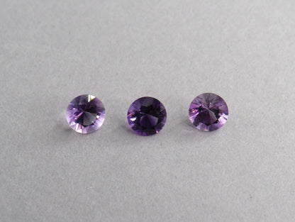 5.5mm Arizona Amethyst | Four Peaks Mine, USA | American Gemstone | Sold Per Stone | AZ211 - Gem Enthusiast