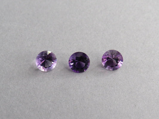 5.5mm Arizona Amethyst | Four Peaks Mine, USA | American Gemstone | Sold Per Stone | AZ211 - Gem Enthusiast