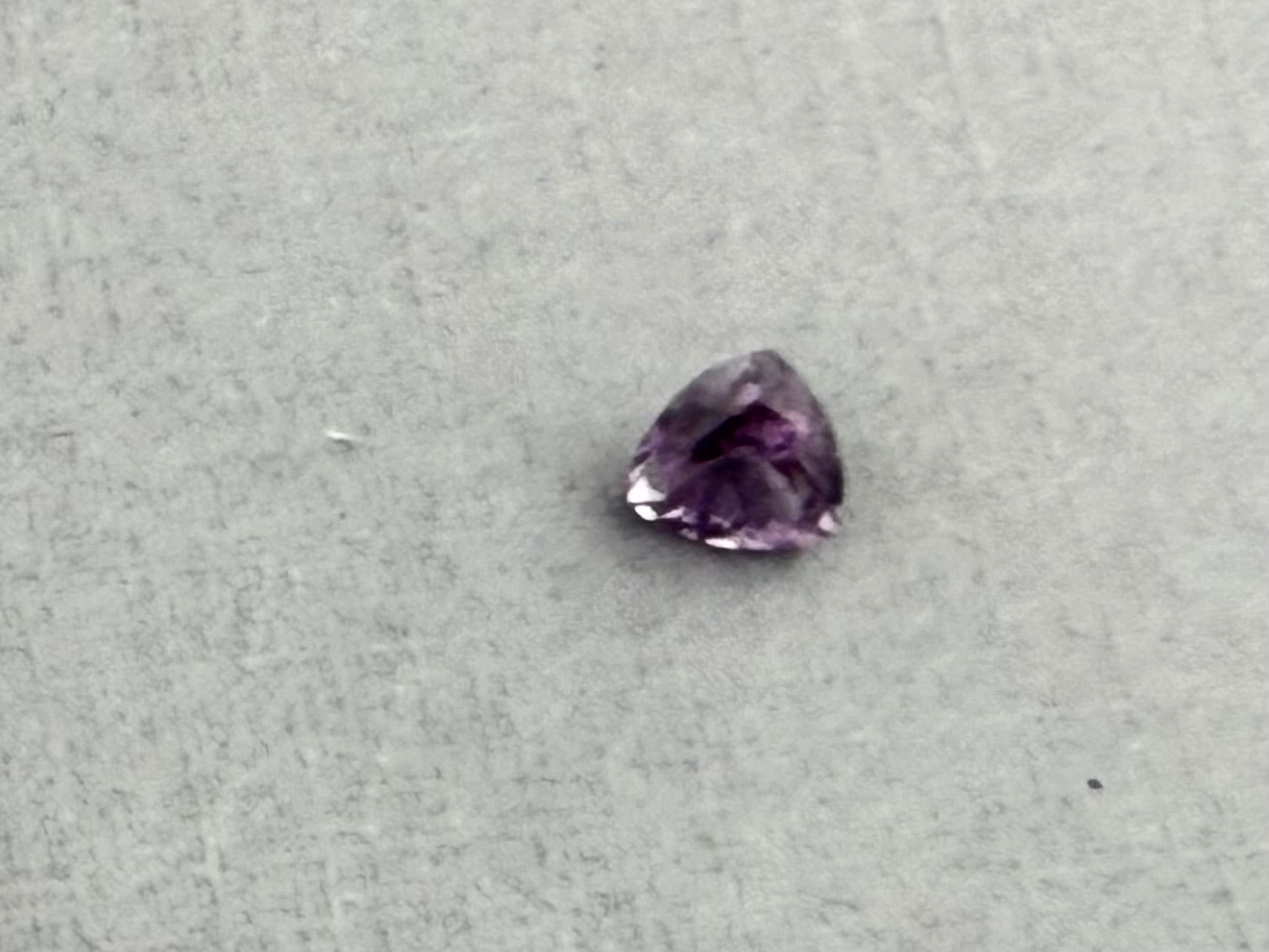 5.5mm Arizona Amethyst Trillion: Ethically Sourced from the Four Peaks Mine - Arizona Amethyst - Gem Enthusiast