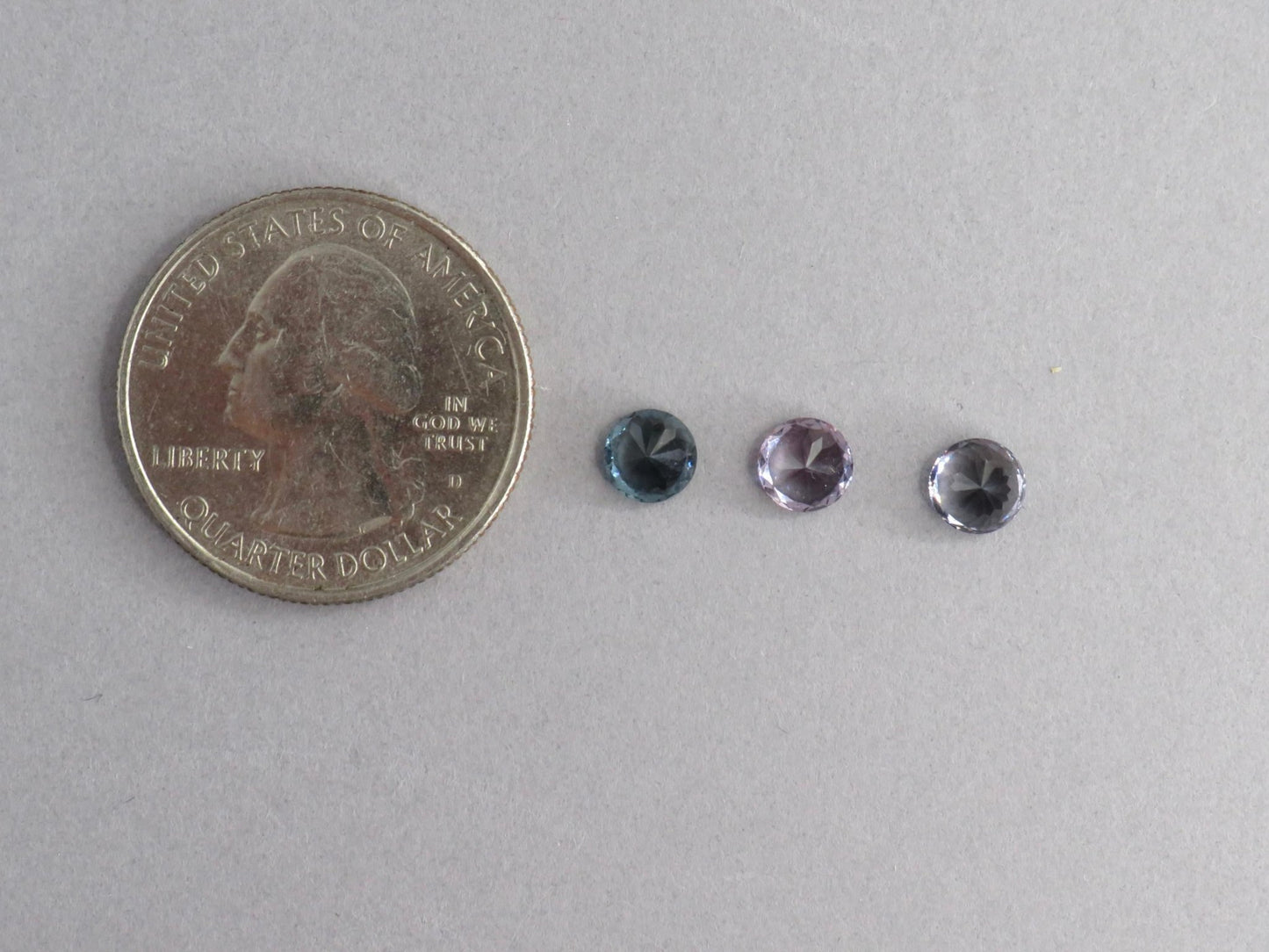 5.5mm Purple Blue Spinel Faceted Round | Per Stone | Natural Gemstone | SL130 - Gem Enthusiast