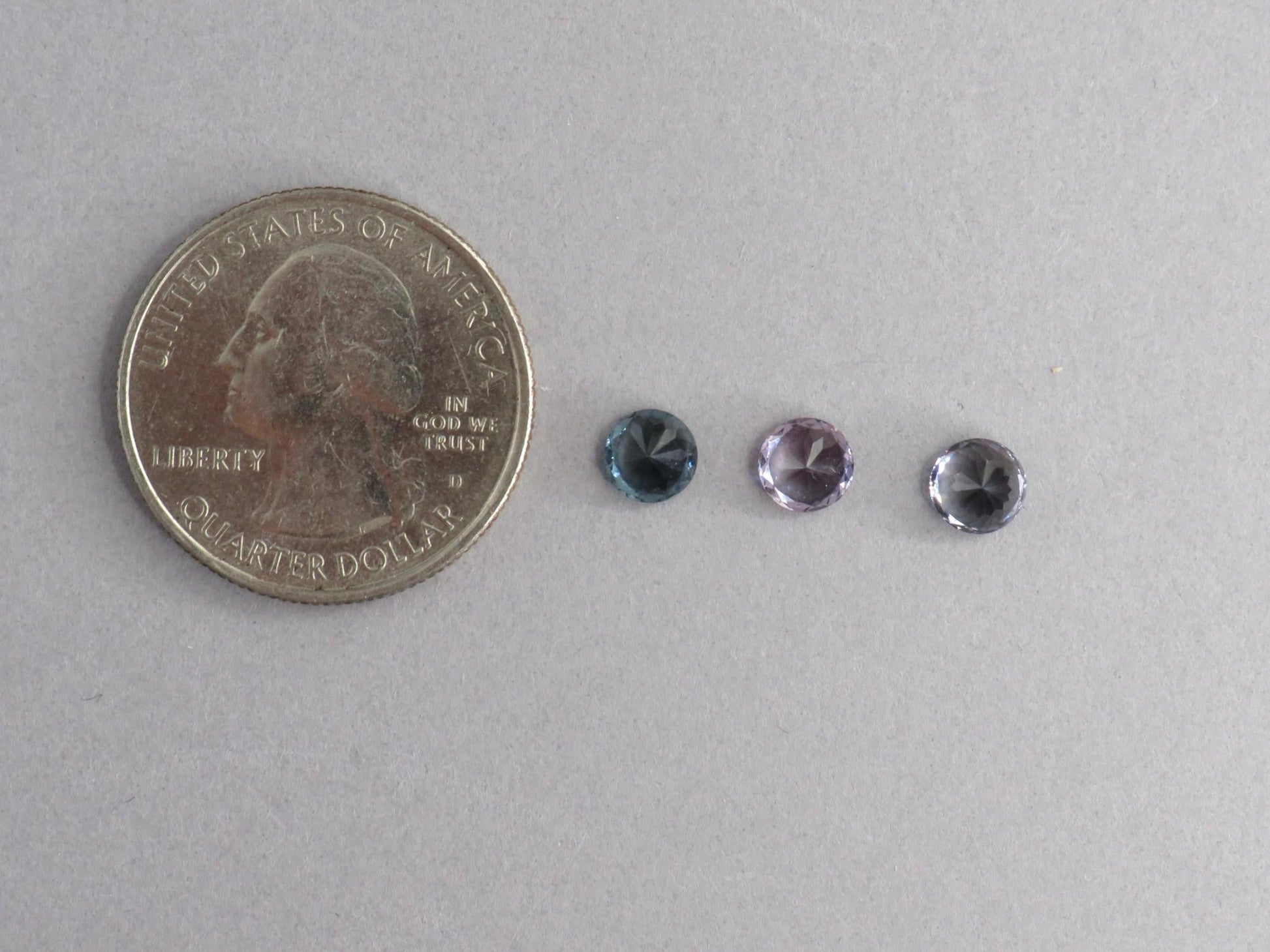 5.5mm Purple Blue Spinel Faceted Round | Per Stone | Natural Gemstone | SL130 - Gem Enthusiast