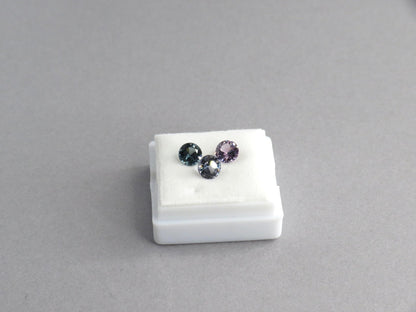 5.5mm Purple Blue Spinel Faceted Round | Per Stone | Natural Gemstone | SL130 - Gem Enthusiast