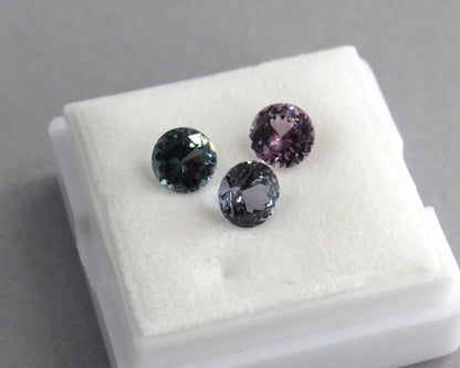5.5mm Purple Blue Spinel Faceted Round | Per Stone | Natural Gemstone | SL130 - Gem Enthusiast