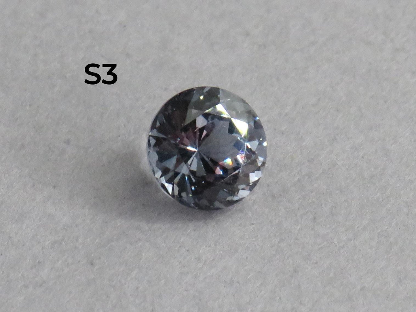 5.5mm Purple Blue Spinel Faceted Round | Per Stone | Natural Gemstone | SL130 - Gem Enthusiast