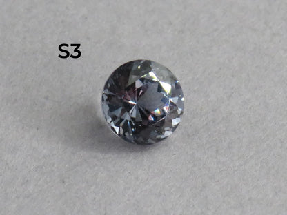 5.5mm Purple Blue Spinel Faceted Round | Per Stone | Natural Gemstone | SL130 - Gem Enthusiast