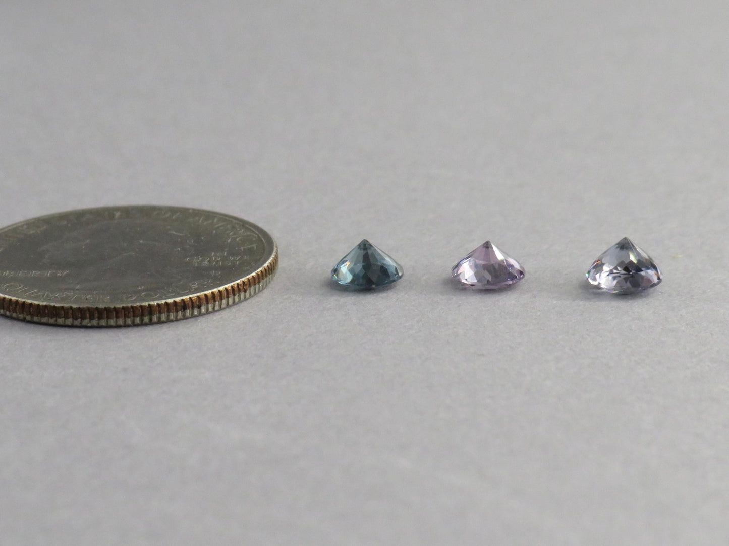 5.5mm Purple Blue Spinel Faceted Round | Per Stone | Natural Gemstone | SL130 - Gem Enthusiast