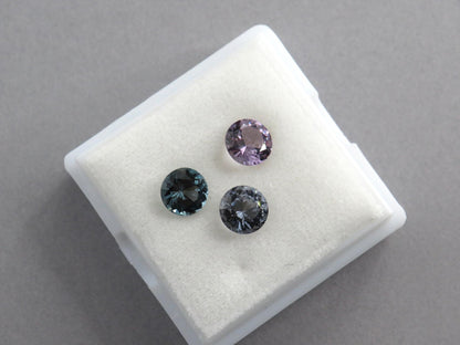 5.5mm Purple Blue Spinel Faceted Round | Per Stone | Natural Gemstone | SL130 - Gem Enthusiast