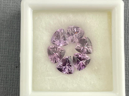 5mm Arizona Amethyst Trillion | Loose Gemstone | Ethically Sourced | Per Stone - Arizona Amethyst - Gem Enthusiast