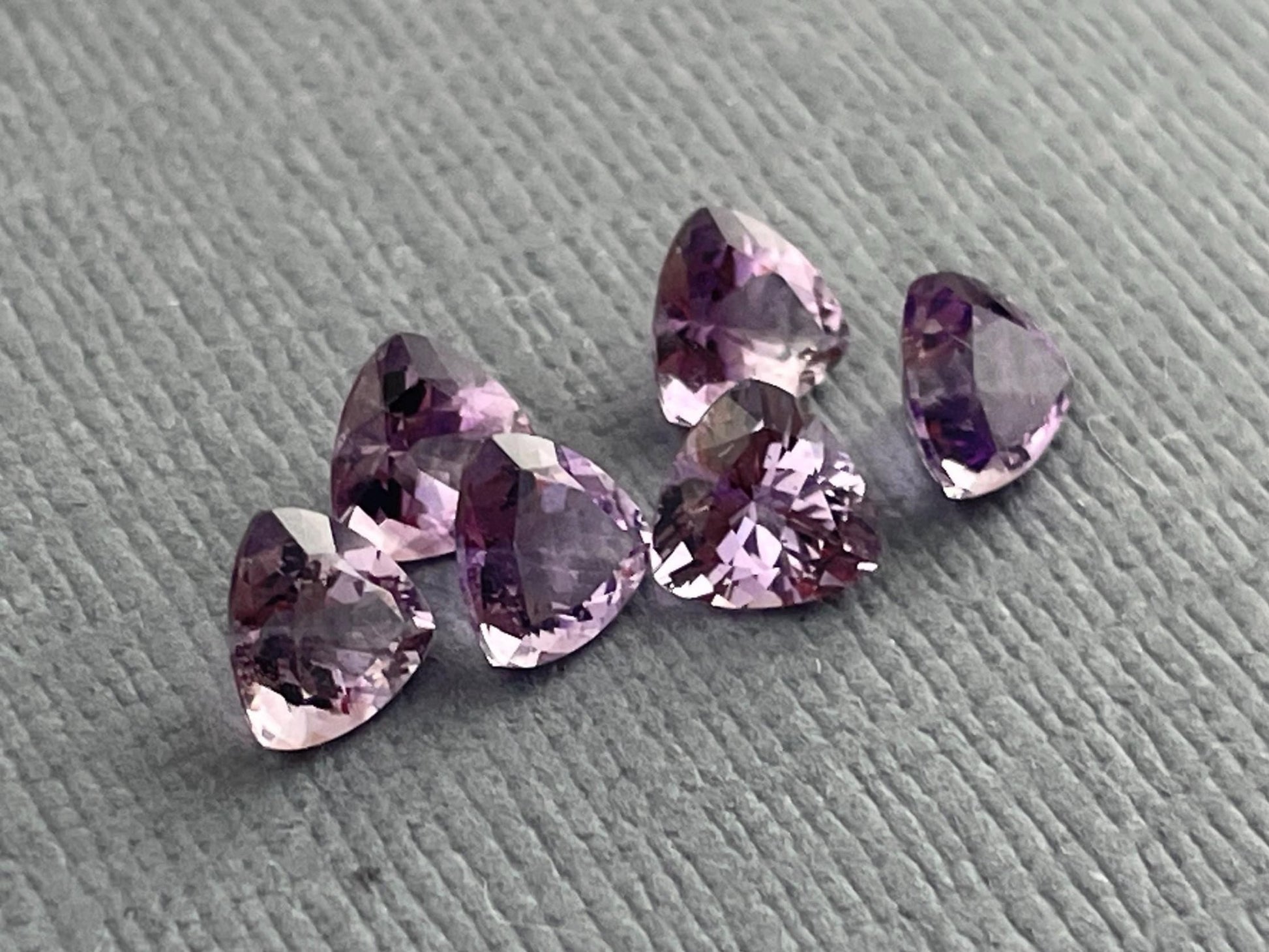 5mm Arizona Amethyst Trillion | Loose Gemstone | Ethically Sourced | Per Stone - Arizona Amethyst - Gem Enthusiast