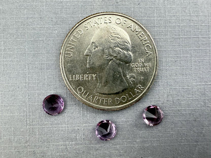 5mm Arizona Amethyst Trio | Ethically Sourced | AZ207 - Arizona Amethyst - Gem Enthusiast