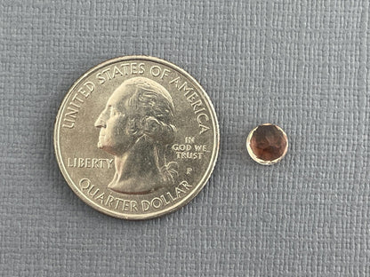 6mm Oregon Sunstone with Schiller | Round American Gemstone | OSF147 - Oregon Sunstone - Gem Enthusiast