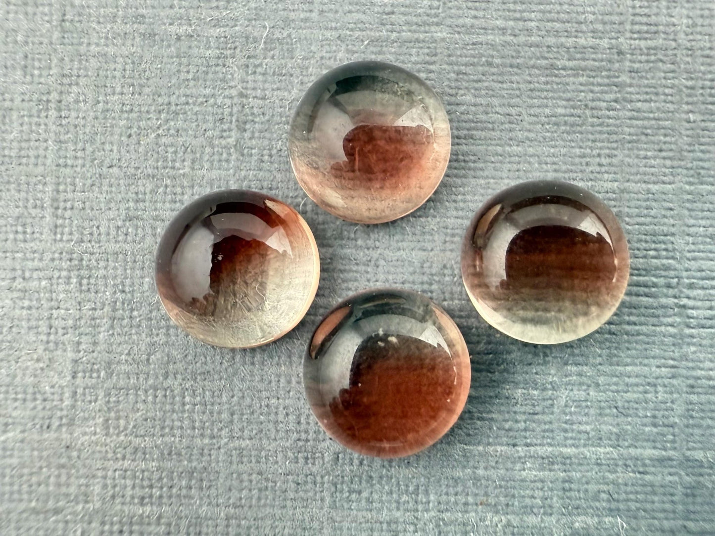 6mm Oregon Sunstones Round Cabochon Lot | 3.6 cts | OSC238 - Gem Enthusiast
