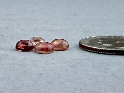 6mm Oregon Sunstones Round Cabochon Lot | 3.6 cts | OSC238 - Gem Enthusiast