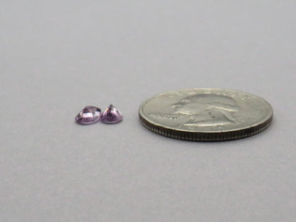 6x4 Amethyst Pear Pair | 0.59ct | Four Peaks Mine, Arizona USA | AZ210 - Gem Enthusiast
