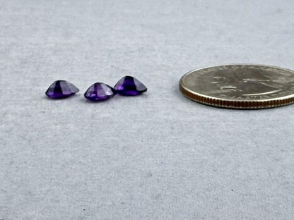 6x4 Arizona Amethyst Pear Trio | Ethically Sourced | AZ201 - Gem Enthusiast