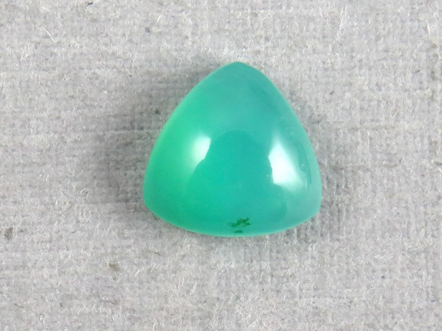7mm Gem Silica Cabochon Triangle | avg 1.3ct | Per Stone | Peru | CH131 - Gem Enthusiast