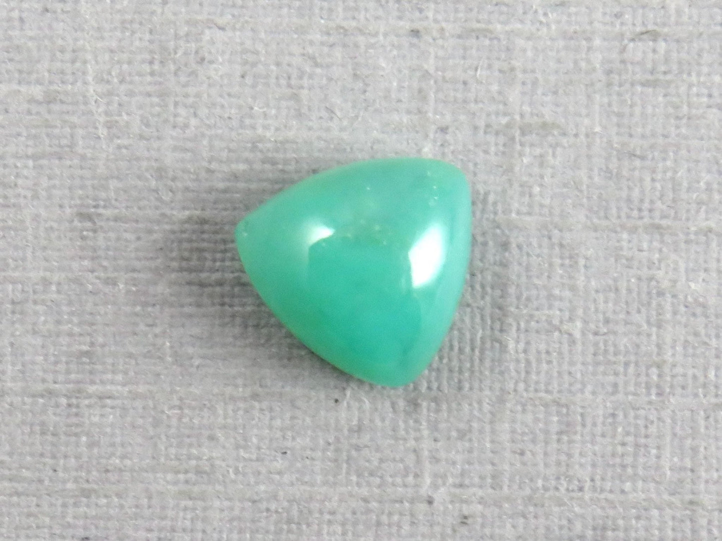 7mm Gem Silica Cabochon Triangle | avg 1.3ct | Per Stone | Peru | CH131 - Gem Enthusiast