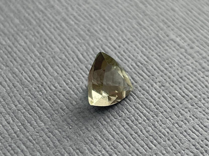 7mm Oregon Sunstone Trillion Gemstone | Rare Green | 1.18 carats | OSF157 - Oregon Sunstone - Gem Enthusiast