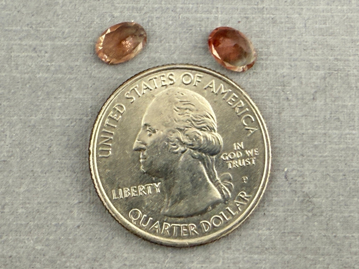 7x5 Oregon Sunstones Oval Pair | 1.4 carats | OSF196 - Oregon Sunstone - Gem Enthusiast