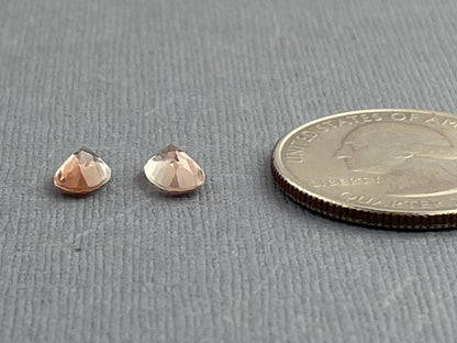 7x5 Oregon Sunstones Oval Pair | 1.69 carats | OSF194 - Oregon Sunstone - Gem Enthusiast