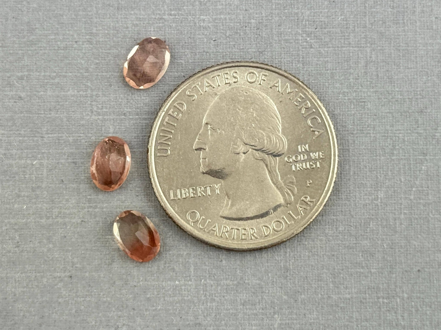7x5 Oregon Sunstones Oval Trio | 2.23 carats | OSF193 - Gem Enthusiast