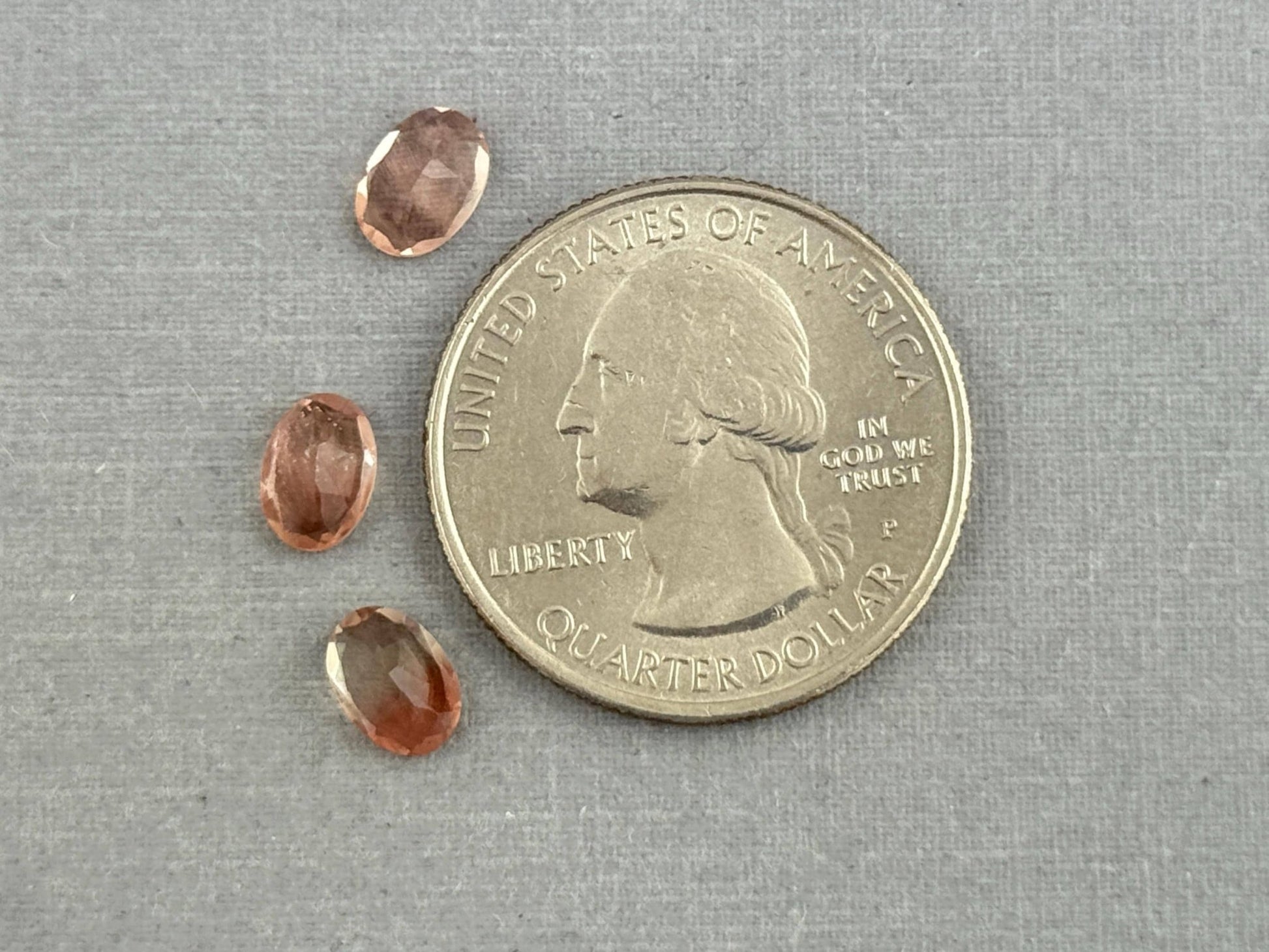 7x5 Oregon Sunstones Oval Trio | 2.23 carats | OSF193 - Gem Enthusiast