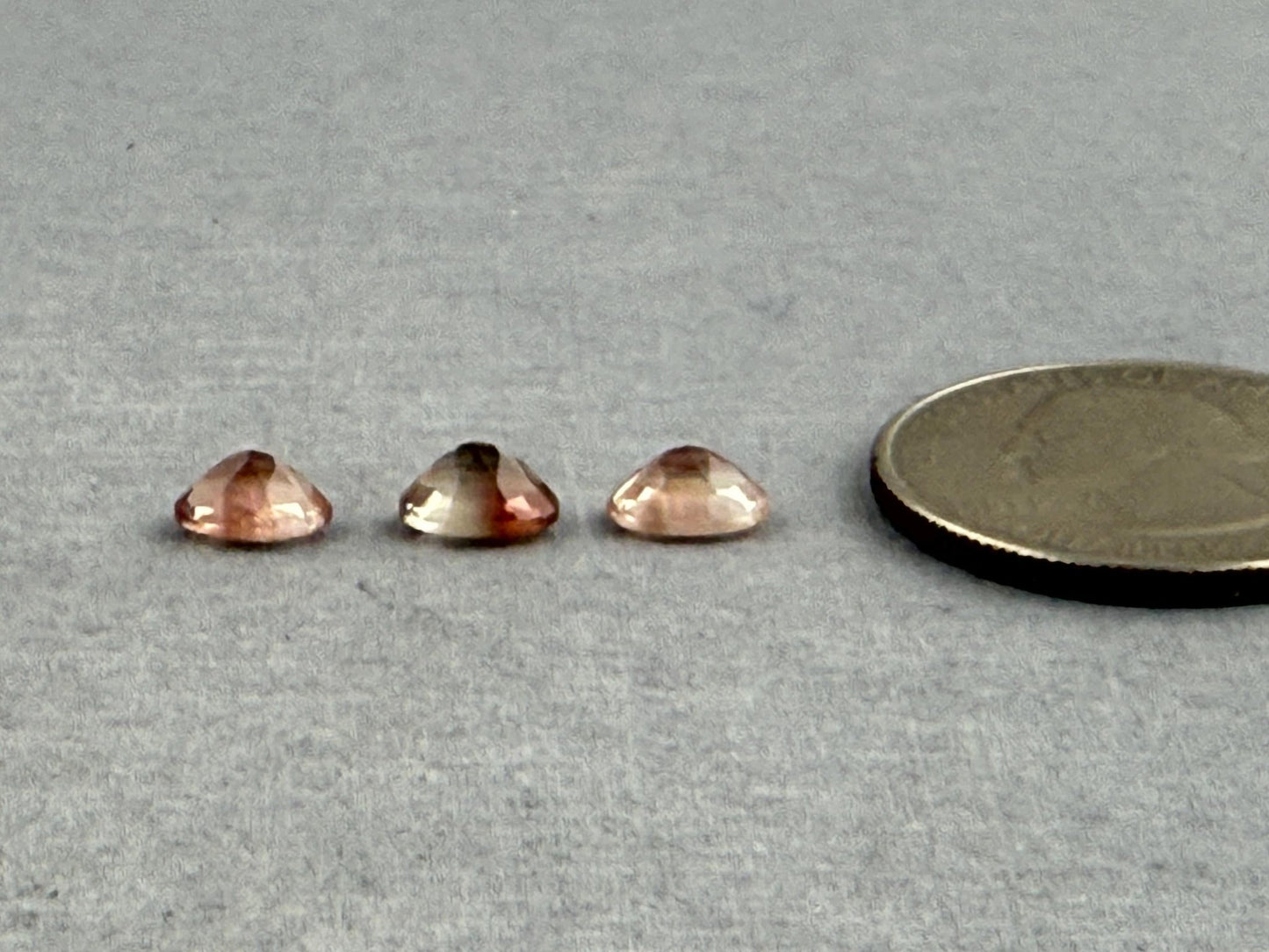 7x5 Oregon Sunstones Oval Trio | 2.23 carats | OSF193 - Gem Enthusiast