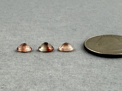 7x5 Oregon Sunstones Oval Trio | 2.23 carats | OSF193 - Gem Enthusiast