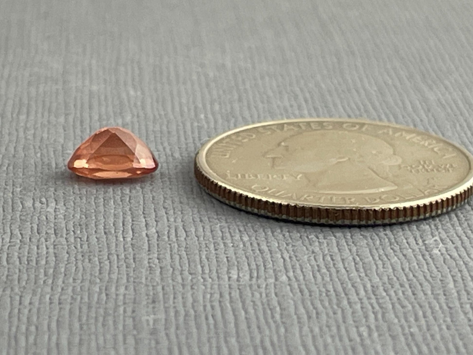 7x5 Red Oregon Sunstone Oval Faceted Gemstone | 1.02 carats | OSF181 - Oregon Sunstone - Gem Enthusiast