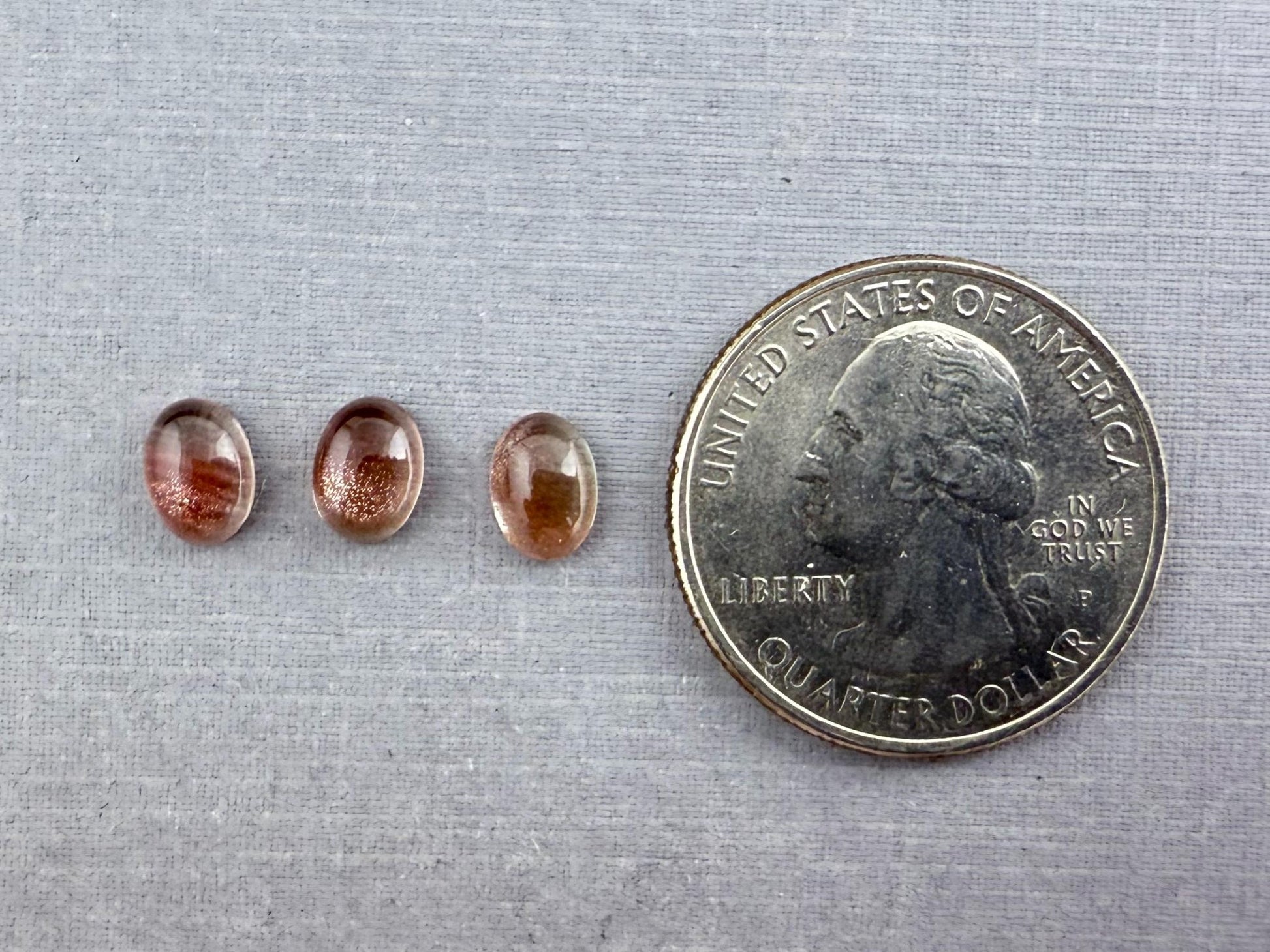 7x5 Schiller Oregon Sunstones Oval Cabochon Lot | Bi - Color | OSC312 - Gem Enthusiast