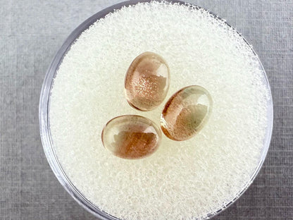 7x5 Schiller Oregon Sunstones Oval Cabochon Lot | Bi - Color | OSC312 - Gem Enthusiast