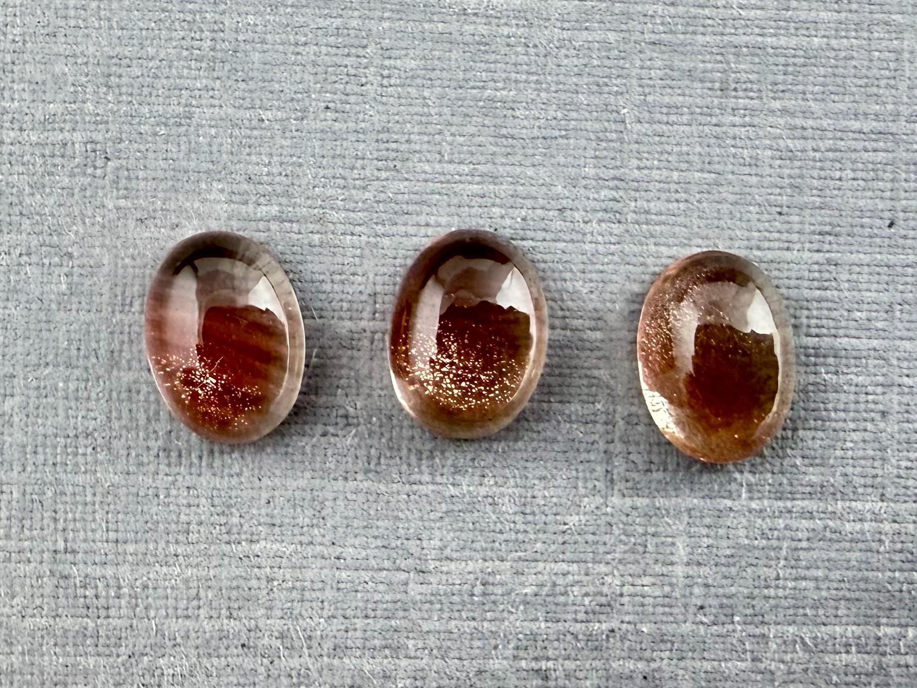 7x5 Schiller Oregon Sunstones Oval Cabochon Lot | Bi - Color | OSC312 - Gem Enthusiast