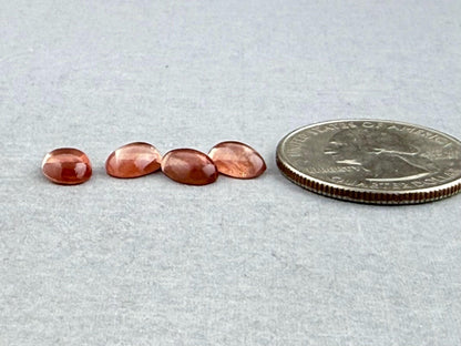 7x5 Schiller Oregon Sunstones Oval Cabochon Lot | OSC311 - Gem Enthusiast