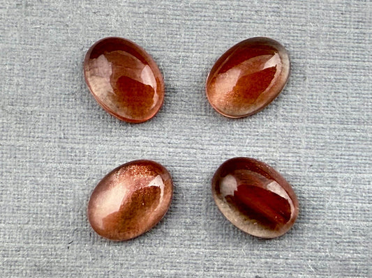 7x5 Schiller Oregon Sunstones Oval Cabochon Lot | OSC311 - Gem Enthusiast