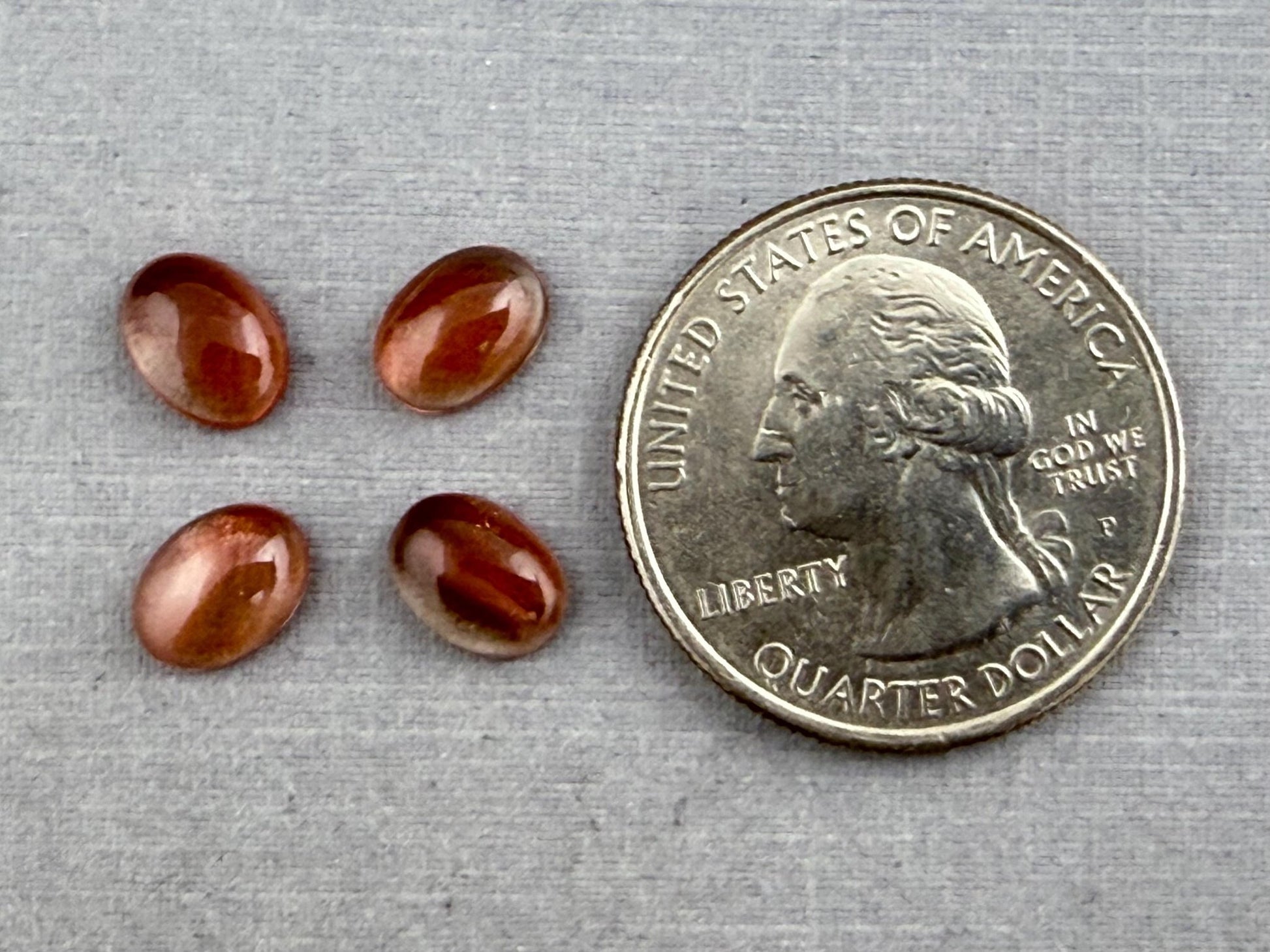 7x5 Schiller Oregon Sunstones Oval Cabochon Lot | OSC311 - Gem Enthusiast