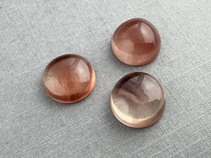 8mm Oregon Sunstones with Schiller | Round Cabochon Lot | OSC322 - Gem Enthusiast