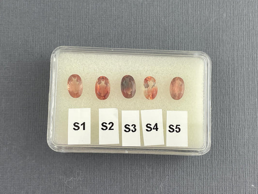 8x5 Oregon Sunstone Oval Gemstones | Mined in the USA - Gem Enthusiast
