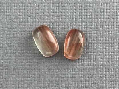 8x5 Oregon Sunstones Cushioned Cabochon with Schiller - Gem Enthusiast