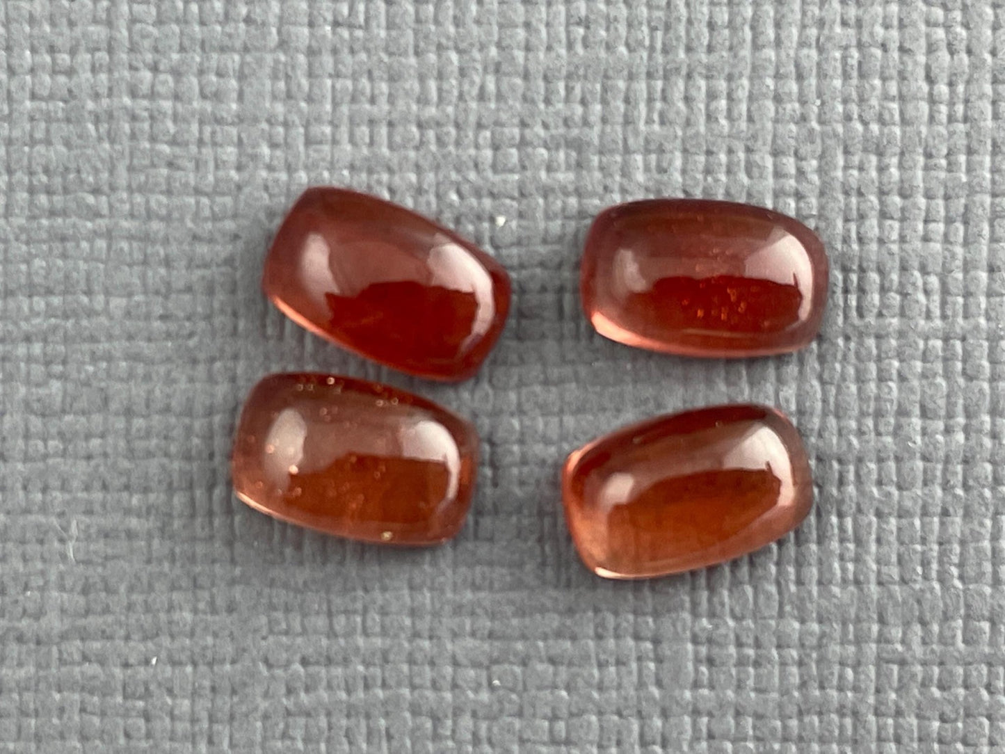 8x5 Oregon Sunstones Cushioned Cabochon with Schiller - Gem Enthusiast